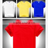 2016 Custom Plain Blank Cotton Red T-Shirt For Unisex