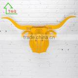 DIY Wooden Buffalo Animal Head 3D Wooden Wall Panel Home Decoration thumbnail-3