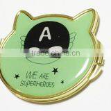 Steel Gold Simple Compact Mirror Small Pocket Mirror thumbnail-4