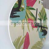 Fine Summertime Flower Decorative Wholesale Wooden Handmade Wall Clock thumbnail-2