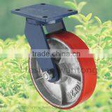 Cheap PU Casters Heavy Duty Swivel Hardware Stock Caster Wheel thumbnail-1