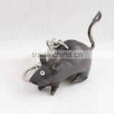 Handmade Leather Mouse Key Chain thumbnail-1