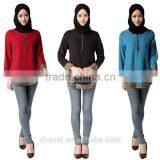 New Muslim Women Loose Blouse Shirts