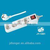 4 WAY WITH SWITCH SOCKET