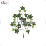 Yiwu Factory Wholesale Indoor Decoration Plastic Artificial Green Thatch Leaves