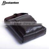 Real Leather Long Strap Men Shoulder Messenger Bag Laptop Bags thumbnail-3