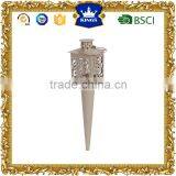 Christmas New Arriva White Torch Storm Lantern Christmas Candle Holder thumbnail-1