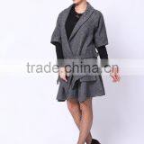 2016 PRETTY STEPS Winter Collections Half Sleeve New Design Coats and Woman Gender Outerwear Woven Coat thumbnail-4