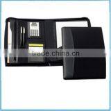 Dongguan Factory Promotional Gifts Ring Binders Portfolio, Leather Zipper Folder thumbnail-1