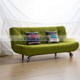 Factory Direct Selling Green Color Folding Sofa Bed With Good Design thumbnail-3