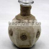 JUTE FLOWER VASE