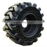 High Quality Solid Skid Steer Loader Tires SKS Tire With Hole on Sidewall 10-16.5 12-16.5 thumbnail-6