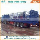 Sitong 3 Axles Stake Bulk Semi Trailer 40t 60t Livestock Trailer for Agricultural Product thumbnail-2