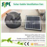 SUNNY FAN Solar Panel Powered DC Wall Mounted Gable Air Exhaust Factory Fan Turbo Ventilator for Fresh Air Ventilation thumbnail-2