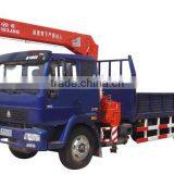 HOWO Sinotruk New 10 Wheels Truck 8T Mounted Crane thumbnail-5