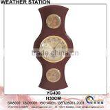 Weather Station With Wood Frame YG400 thumbnail-1