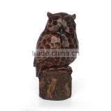 2015 Synthetic Wood Resin Statue With Owl Shape thumbnail-6