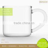 Borosilicate 3.3 Handmade Glass Beer Mugs With Handles thumbnail-4