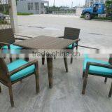 Rattan Upholstered Dining Chairs thumbnail-6