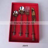 Steel Cutlery Set Cone Shape Handle in Mirror Polish Finish thumbnail-1