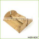 Bamboo Heavy Duty Napkin Holder Rack with Center Bar Homex BSCI/Factory