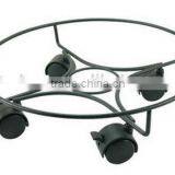 Home Removable Metal Flower Shelf Plant Trolley Wheel Flower Shelf thumbnail-1