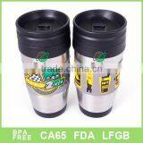 201 304 Stainless Steel Wide Bottom Thermal Mug thumbnail-1