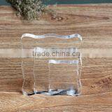 Wholesale Custom Handmade Clear Solid Acrylic Cube Block thumbnail-2