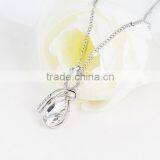 Bule Crystal Necklace/ Austrian Rhinestone Drop Pendant Necklace thumbnail-2