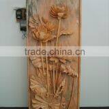 Hand Carved Flowers Relief thumbnail-1