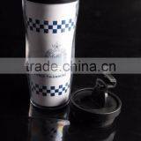 12oz BPA Free Paper Insert Double Wall Plastic Tumbler/ Thermo Mug thumbnail-5