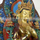 China Supplier Antique Large Bronze Maitreya Buddha Statue thumbnail-5