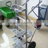 Foldable Aluminum bottled water tray trolley Hand trolley