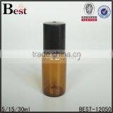 5ml Cosmetic Packaging Fragrance Perfume Brown Roll on Glass Bottle China Essential Oil Roll on Bottle Wholesale thumbnail-2