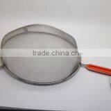 Kitchen Accessories Stainless Steel Cooking Splatter Screen With Plastic Handle for Splatter Cuard Fits thumbnail-3