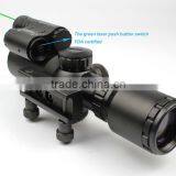 Tactical Compact 1.5-5X32 Riflescope Red/green Illuminated Mil-Dot Reticle With Side Attached Green Laser Scope Combo thumbnail-5
