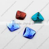 flat back reflective irregular shaped crystal stones in bulk for jewelry making