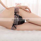 Very Sexy Lepoard Printed T-back Lace G-string Thongs For Women thumbnail-5