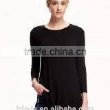 Fashion Relaxed Long and Lean Tunic Oversize Jersey Tee for Women thumbnail-6
