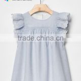 Latest fashion blouse design baby lace short angle sleeve girls cotton tops pictures