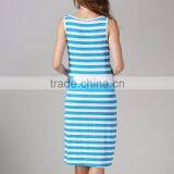 Maternity Dress Ladies Nursing Clothing Athleisure Hide Breastfeeding Opening Skirts thumbnail-4