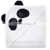 Eco-friendly Embroidery Designs Ring Spun Cotton Terry Animal Baby Bath Towel With Hood thumbnail-3