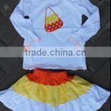 Toddler Kids Children Baby Girls Thanksgiving Outfits Girls Turkey Pants Sets Girls Fall Boutique Outfits Girls Wholesale Sets thumbnail-4