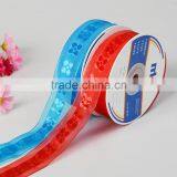 25mm Sheer Jacquard Ribbons for Hair Bows Wedding Craft thumbnail-1