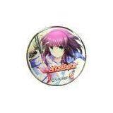 Promotional Cartoon Girl Personalized Lapel Pins, With Printing Sticker & Epoxy Coating thumbnail-1