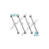 Star Stylish Guy Pretty Industrial Barbell Jewelry / Ear Piercing Jewelry For Wedding thumbnail-1