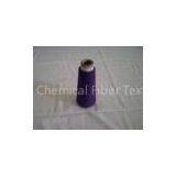 High Tenacity Purple Polyester Dyed Yarn , Spun Polyester Thread