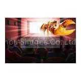 Amazing Indoor 4D cinema system with Flat / Arc / Circular Silver Metal Max Screen
