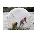 Big Transparent PVC Inflatable Walking Ball For Playing Center , 2 Meters Diameter