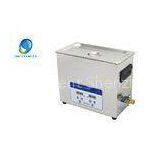 6.5L Lab Digital Heated Ultrasonic Cleaner Small With Heater Drainage thumbnail-1